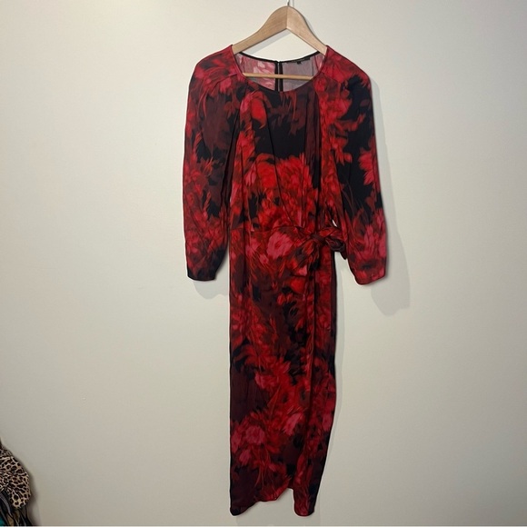 KOBI HALPERIN Halsey Floral-Print Midi Dress | medium - Picture 6 of 13
